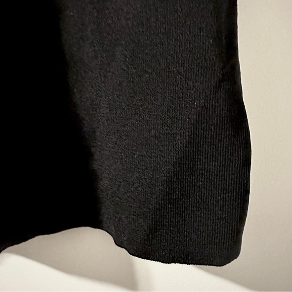 Vintage Y2K Prima Bella Black Knit Tank Top Womens Size Large Minimalist Classic - Picture 12 of 14